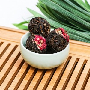 Китайский связанный зеленый чай "Роза", 50 г (+ - 5 г)