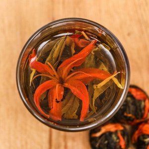 ДЖЕКИЧАЙ Чай зелёный китайский связанный, лилия, 50 г