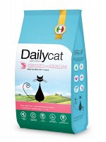 Пробник! Сухой корм Dailycat Adult Steri lite Chicken and Shrimps для взрослых стерилизованных кошек Курица и Креветки. 1 шт. Супер Премиум. Италия