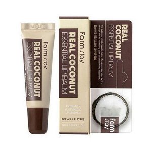 Кокосовый бальзам для губ FarmStay Real Coconut Essential Lip Balm, 10гр