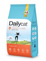 Сухой корм Dailycat для стерилизованных кошек с индейкой и кроликом. 0,4 кг. Премиум. Россия