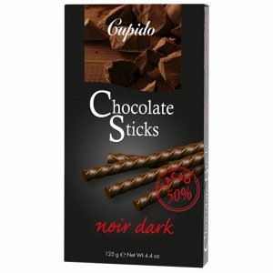 Шоколадные палочки Hamlet Cupido из темного шоколада 125г.