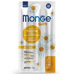Лакомство Monge Gift Kitten для котят &quot;Мягкие палочки&quot; со свежей форелью и ромашкой 15 г