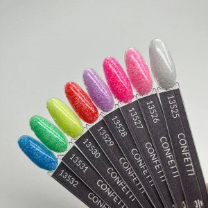 Гель-лак Planet Nails,"CONFETTI" - 525, 5 мл