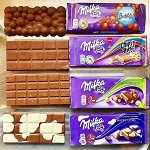 Шоколад: плитки, батончики, конфеты