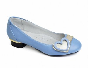 Обувь детская Туфли для девочки KB1827BL Blau KING BOOTS
