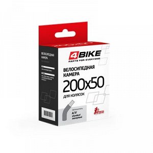 Камера 4Bike 200x50 для колясок a/v ниппель загнутый