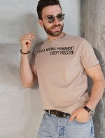 Футболка из премиального хлопка с принтом