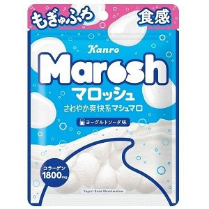 KANRO Marrosh Yogurt - сахарные мармеладки с коллагеном