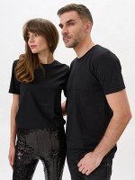 Футболка взрослая Basic черная 150 гр/м2