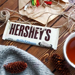 Шоколад "Hersheys Cookies Cream bar", 43гр