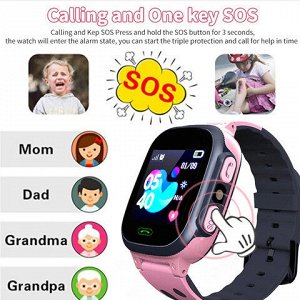 Умные детские часы Smart Baby Watch HD807 (44мм) GPS, Связь, SOS