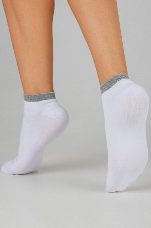 Женские носки с отделкой из люрекса