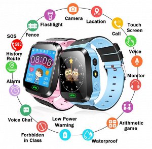 Умные детские часы Smart Baby Watch HD807 (44мм) GPS, Связь, SOS