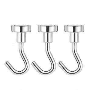 Магнитное крепление с крючком, 3,5 х 1,5 см., 1 шт.
