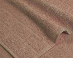 Темно-коричневое махровое полотенце  (А) ( 70х140)