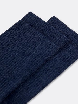 Носки мужские темно-синие однотонные (1 упаковка по 5 пар)
