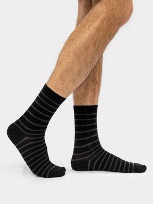 Набор мужских носков (3 шт.) с рисунком в виде поперечных полосок