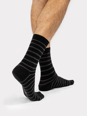 Набор мужских носков (3 шт.) с рисунком в виде поперечных полосок