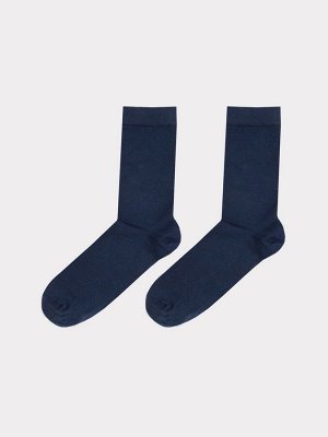 Высокие мужские носки темно-синего цвета (1 упаковка по 5 пар)