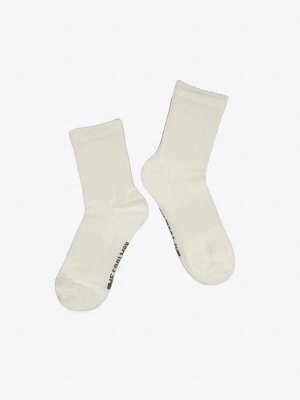 Спортивные высокие мужские носки из пряжи Coolmax® белого цвета (1 упаковка по 5 пар)