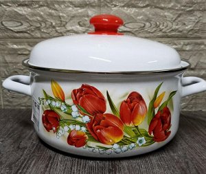 Кастрюля эм. 4,5л С1515АП2/4 Ласковый май
