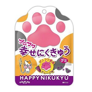 SENJAKU Happy Nikkukuy - виноградный мармелад в форме кошачьей лапки