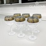 Набор фужеров Glasstar &quot;Греческий узор&quot; / 6 шт. 260 мл