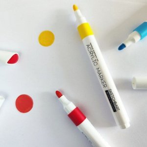 Набор акриловых маркеров 6 цветов SKETCH&amp;ART, 1,0-3,0 мм