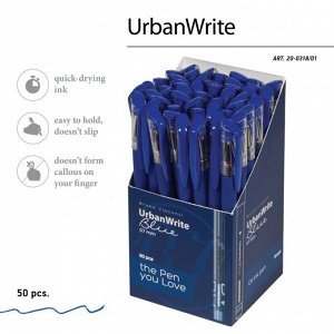 Ручка шариковая Bruno Visconti UrbanWrite Basic, 0,7 мм, синие чернила на масляной основе