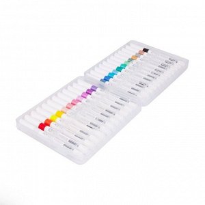 Набор акриловых маркеров 24 цвета SKETCH&amp;ART, 1,0-3,0 мм