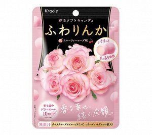 KRACIE Beauty Rose - жевательные конфеты с розой, коллагеном и гиалуроном