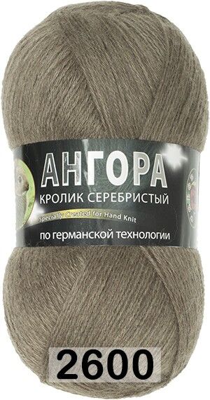 Пряжа Color City Angora Кролик серебристый