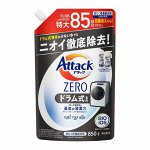 Жидкое средство для стирки &quot;Attack ZERO&quot; (суперконцентрат, с защитой от повторного оседания грязи при стирке) 850 г, сменная упаковка с крышкой / 15