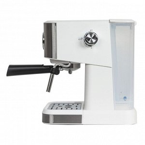 Кофеварка JVC JK-CF33, рожковая, 1050 Вт, 1.5 л, белая
