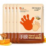 Bioaqua Маска тканевая для рук с экстрактом мёда 35гр /Арт-BQY8948