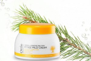 OTTIE Увлажняющий крем для чувствительной кожи Pitree Mild Cream