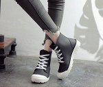 Резиновые сапоги-кеды черные