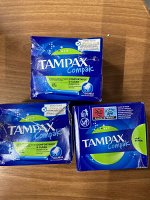 TAMPAX Compak Тампоны женские гигиенические с аппликатором Super Duo 16шт ПрепакКороб