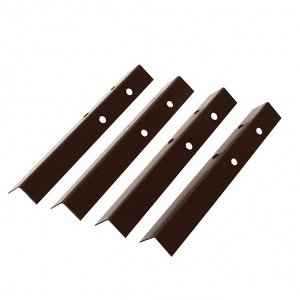 Набор ножек для грядки, 4 шт., коричневые, Greengo
