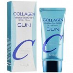 Увлажняющий солнцезащитный крем для лица с коллагеном Collagen Moisture Sun Cream SPF50+ PA+++ Enough