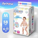 Подгузники- трусики ТМ Anhow размер M (6-11кг)
