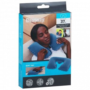 Подушка надувная Bestway, 37x24x10 см, МИКС, 67006