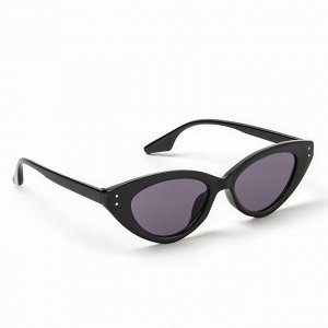 Очки солнцезащитные женские OneSun, uv 400, дужка 14 см, ширина 15 см, линза 4.2x6.5 см, черные