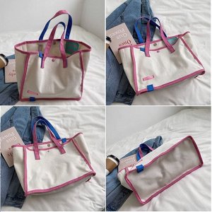 Женская сумка шопер, текстиль