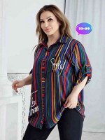 ЖЕНСКАЯ РУБАШКА ТКАНЬ ШТАПЕЛЬ БЕЗ ВЫБОРА ЦВЕТА