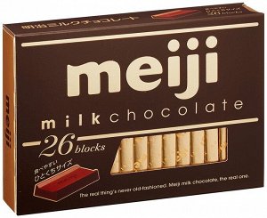 Шоколад Meiji 26 blocks Milk молочный, 120г