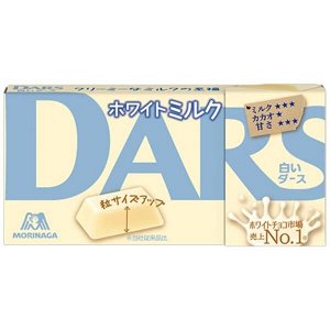 Шоколад DARS белый 12шт, Morinaga 47г