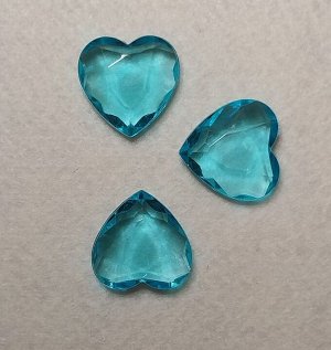 Декор для творчества Сердце 2,5см, 1шт