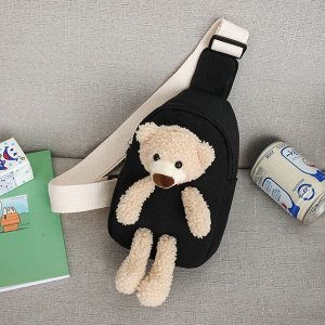 Детская сумка через плечо "Teddy", черная